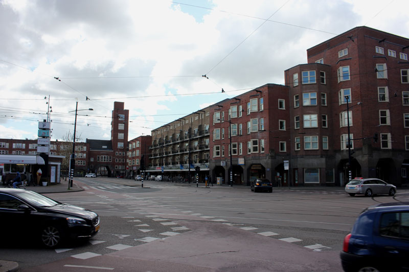 Mercatorplein, gezien vanaf de Hoofdweg