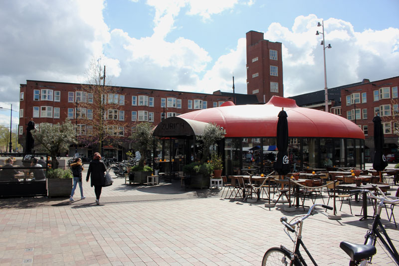 Mercatorplein 3 met markt