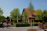 Het terras van Hotel restaurant Kloppendiek