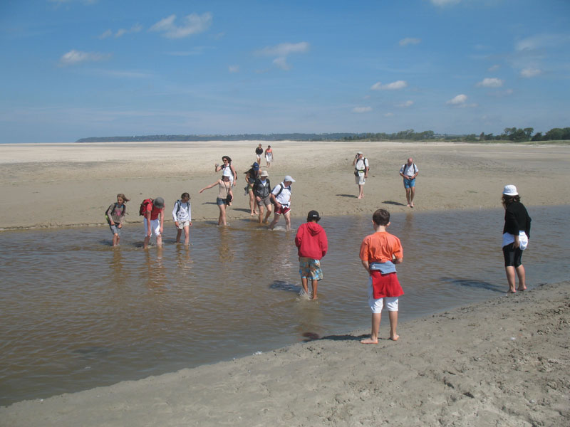 Foto 4 van de wadlooptocht van juli 2007