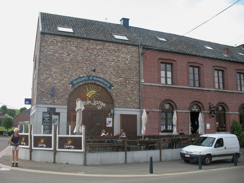 De brasserie in Hombourg