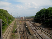 Het rangeerterrein van Montzen